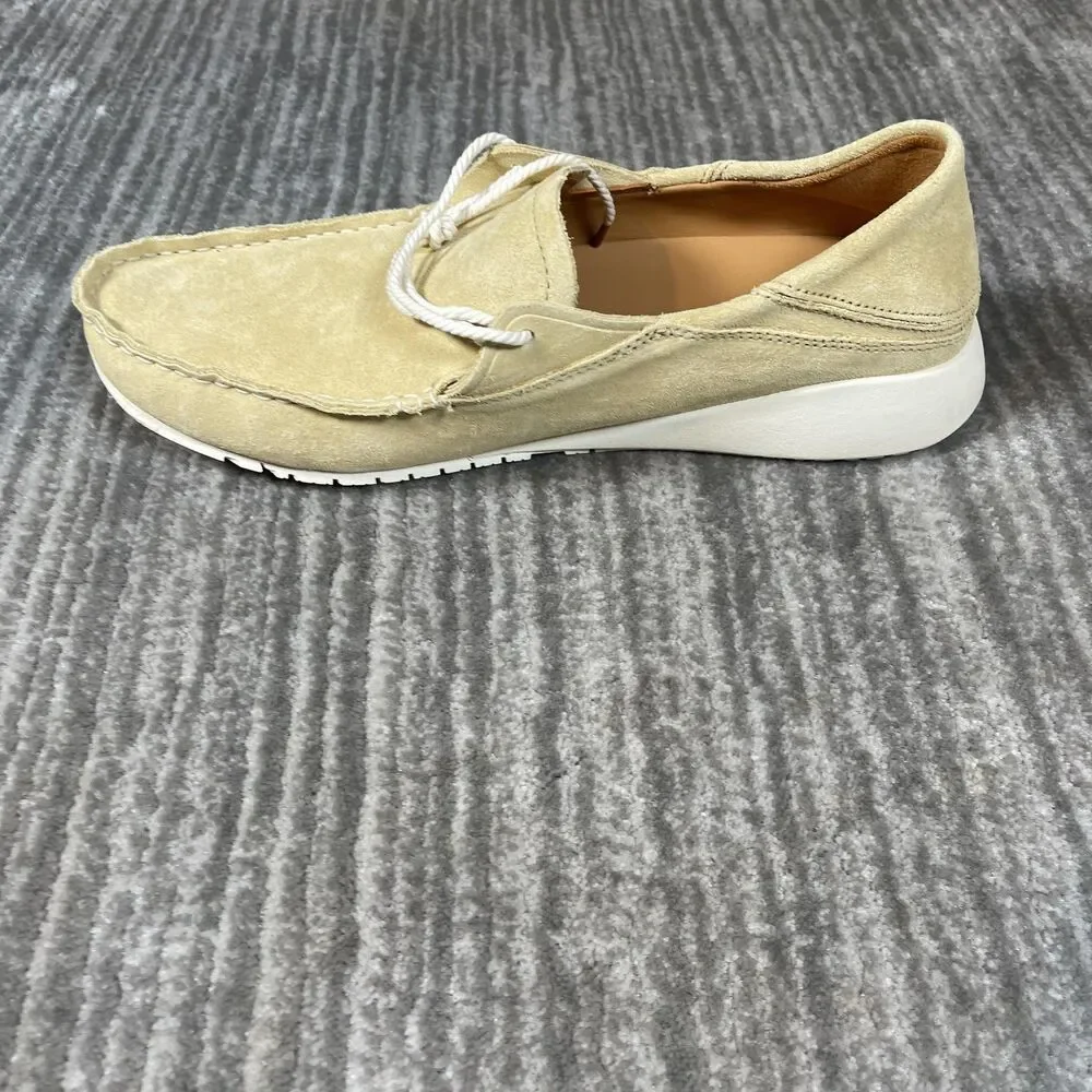 OluKai Shoes Mens Size 11 Beige Ka'a Driver Moccasin Casual Comfort 10534-GSGS
